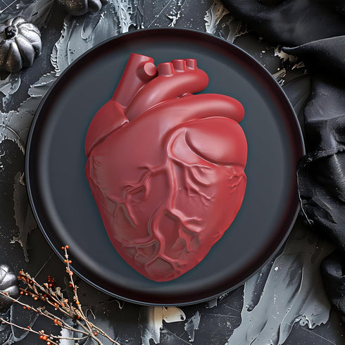 2024 New Extra Large Heart Silicone Mold - 3D Realistic Heart Molds for Cakes, Chocolate, Jelly, Pudding