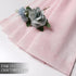 Tollpiz Sheer Curtains Set of 2 Panels | 54 x 63 inches Pink Linen Textured Light Filtering Voile Curtains for Living