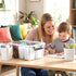 17 Citylife QT Plastic Storage Bins Clear Storage Box with Lids Multipurpose Stackable Storage Containers