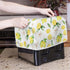 Lemon Flower Toaster Dust Cover, Dustproof Bread Maker Machine Cover, 2 Slice Toaster Appliance Cloth, Yellow