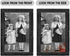 3D Changing Face Moving Portrait Pictures Frames, Halloween Decorations Indoor, 4 Pack for Scary Haunted Mansion Decor