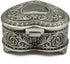 Emboss Alloy Metal Music Box, Wind Up Golden Movement for Christmas/Birthday/Valentine's Day (Heart Shaped)