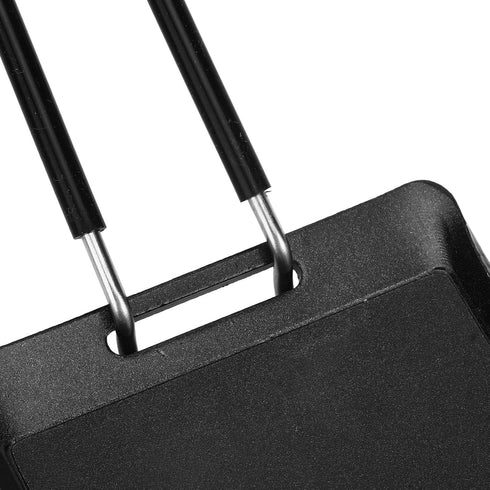 Small Nonstick BBQ Grill Pan, 5.1 x 3.4 in with Detachable Handle, Multipurpose for Kitchen, Traveling, Camping