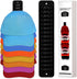 Hat Rack for Baseball Caps, 1 Pack Organizer Display Holds Up To 16 Hats, Adhesive or Drilling Cap Storage Hook