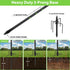 Feblomst 78" 4/5 Hummingbird 5-Prong Shepherds Hooks, Bird Feeder Pole for Outdoor, Thick Feeders Stand Heavy Duty