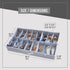 HOLDN' STORAGE Under Bed Shoe Organizer - Set of 2, Grey, Tear-Resistant Material, Holds Up to 32 Pairs