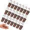 JANYUN 30 Pack Mini Heavy-Duty Hook Clip Set, Curtain Clips for Photos Home Decoration Art Craft Display (Copper)