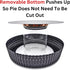 King Crispy's Deep Pie, Tart & Quiche Pan with Perforated Holes for Crispy Crusts, Non-Stick, 9 inch x 2 Deep