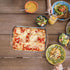 NUTRIUPS 1.8 Quart Glass Baking Dishes, Tempered Glass Lasagna Baking Pan, Rectangular Oven Safe