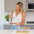 ELECNEST Glass Laundry Jars with Airtight Lids - Kitchen & Laundry Room Organization Containers with Dryer Sheet