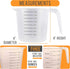 U.S. Kitchen Supply Plastic Measuring Cups with Handles 16 oz (500 ml) Set of 6 Clear Microwave Safe Kitchen Cups