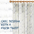 jinchan 63 Inches Set 2 Linen Nursery Curtains for Living Room Boho Curtains for Bedroom Kids Room Long Geometric
