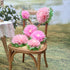 Pinks Flowers Decoration (Assorted 11''-7''), 6 pcs Artificial Tissue Paper Peony for Baby Girl Birthday