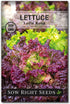 Sow Right Seeds - Lolla Rosa Lettuce Seed for Planting - Non-GMO