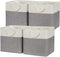 Temary 12 Inch Fabric Storage Baskets, Storage Cubes with Handle, Large Baskets for Clothes, Books, Blankets