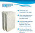 HQRP 2-Pack Humidifier Wick Filter Replacement for Sears Kenmore 14909, 14912, 32-14912, 42-14912, Emerson Essick Air