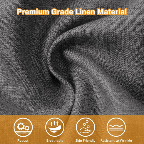 Navenwelle 40x12x2 Linen Bench Cushion, Strengthen Breathable Indoor Seat Cushions, High-Density Bench Pad