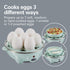 3-in-1 7, (25504) Hamilton Beach Electric Egg Cooker for Hard Boiled Eggs, Poacher Eggs, Omelet Maker & Vegetable