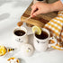 Charming Ceramic Honey Bee Jar with Wooden Dipper - Ideal for Farmhouse Decor