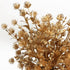 Christmas Artificial Flowers, Golden Baby Breath Gypsophila Plastic Plant Fake Plants for Wedding and Home Decoration