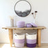 20 14 inches, Sea Team Large Size Cotton Rope Woven Storage Basket with Handles, Laundry Hamper, Fabric Bucket, Drum