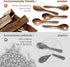 7 PCS Small Wooden Spoons, 5.8 Inch Honey Spoons for Tea and Coffee