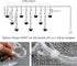 4.9ft 48 10 8 Decorman Butterfly Curtain Lights, LED USB Window Fairy Lights Butterflies Modes Firefly Twinkle String