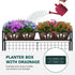 32" OYEAL Raised Garden Bed with Legs & & Trellis Tall Vertical Herb Garden Planter Indoor Outdoor Elevated Flower Beds