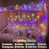 2 Pack 33ft 100 8 QITONG Battery Operated String Lights, Each LED Multicolor Christmas Lights Outdoor Waterproof, Modes