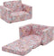 Ulax furniture Kids Convertible Sofas Children Flip-Out Sofa - 2-in-1 to Lounge