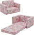 Ulax furniture Kids Convertible Sofas Children Flip-Out Sofa - 2-in-1 to Lounge
