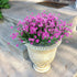 8 Bundles Artificial Flowers, UV Resistant Fake Greenery Faux Plastic Plants for Indoor Outdoor Home Garden Kitchen