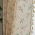 ENJOYBRIDAL Floral Living Room Curtains 84 Inches Long Doorway Vintage Semi Sheer