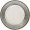 Charge It by Jay Leaf Charger Plate 13” - Decorative Melamine Service Plate, Silver
