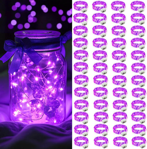 AIKEI 48 Pack LED Fairy Lights Battery Operated, Mini String Lights Waterproof