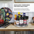 Refrigerator Lazy Susan, Clear Turntable Organizer, 360 Degree Rotating Lazy Susan for Fridge, 1pcs