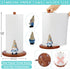Countertop Home,4 Ocean Gnome Decorative Paper Towel Holder,Coastal Kitchen Decorative,Cute Gnome Wooden Paper Towel