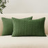 Pack 1 14x24 Inch, UGASA Lumbar Throw Pillow Covers of Super Soft Boho Corduroy Decorative Pillow Covers Cases Solid