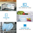 2 Pack Silicone Lids for Corelle 30-Oz Versa Bowls, Freezer & Microwave Safe, Bowl not included