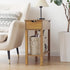 GRANNY SAYS Toilet Paper Storage, Bathroom Organizer for 6 Mage Rolls, Wicker Storage Basket Free Standing, Toilet