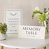 ANGEL & DOVE Funeral Guest Book & 2 Signs Set - Ivory, 12 x 8 for Memorial or Celebration of Life