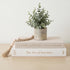 Vine Creations Decorative Books - Set of 2 Linen Hardcover Boxes with