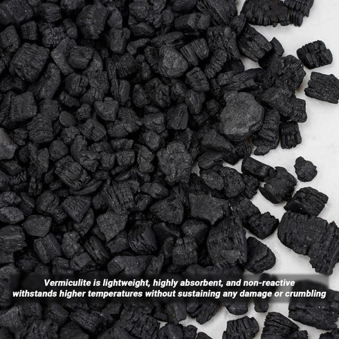 Skyflame 12 oz Bag Black Vermiculite Granules for Gas Fireplace