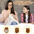 Zelaxeyi Mini Cute Beanie Doll with Hat,Emotional Support Gift for Women,Positive Handmade Crochet Beanie Doll