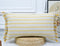 Decorative Farmhouse Fringed Long Lumbar Throw Pillow Cover 16 x 26,Clasic Striped
