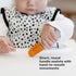 4 Set ezpz Tiny Pops (Blush) - Months+ - Popsicle Mold with Two Wands for Infants - Baby-Led Weaning + Teething