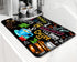 Coffee Bar Mat for Countertop, Absorbent Rubber Backed Dish Drying Mat, Fits Under Coffee Maker, 20x12in