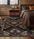 YIHOUSE Rustic Cabin Area Rug 4x6,Machine Washable Lodge Bear Rug,Non-Slip Low Pile
