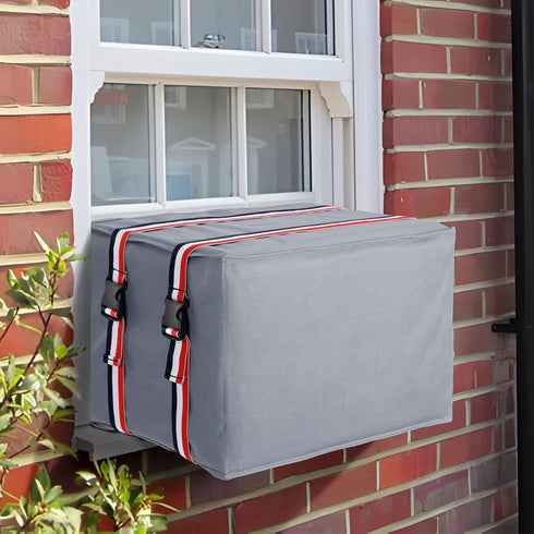 UNUN Window Air Conditioner Covers for Outside, AC Unit Covers Outdoor 25.5W x 17H x 21D Inches