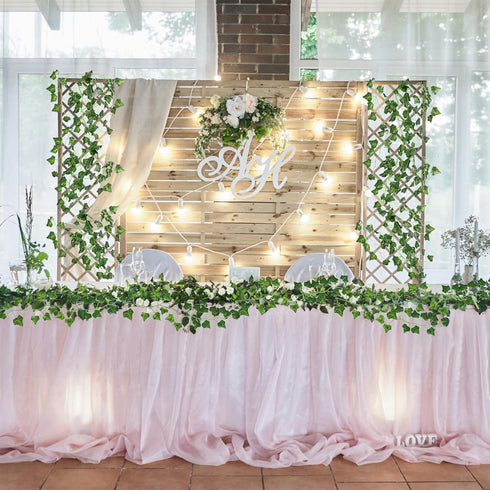 CEWOR 14 Pack Fake Ivy Leaves | 98 Feet Artificial Garland Greenery for Bedroom Wall Decor